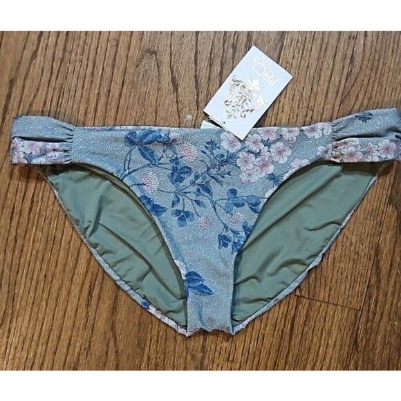 BECCA by Rebbeca Virtue Sparkle Shimmer Bikini Bottoms Women's Size XL - Picture 1 of 2